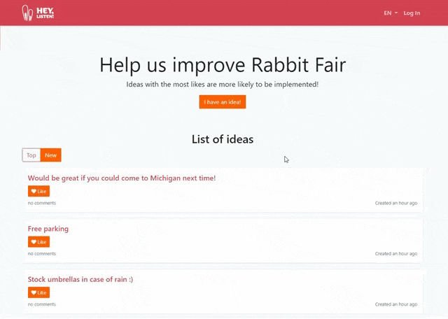 See the top ideas your clients want implemented